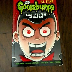 2 Goosebumps book bundle Slappy tales of horror book and goosebumps movie novel